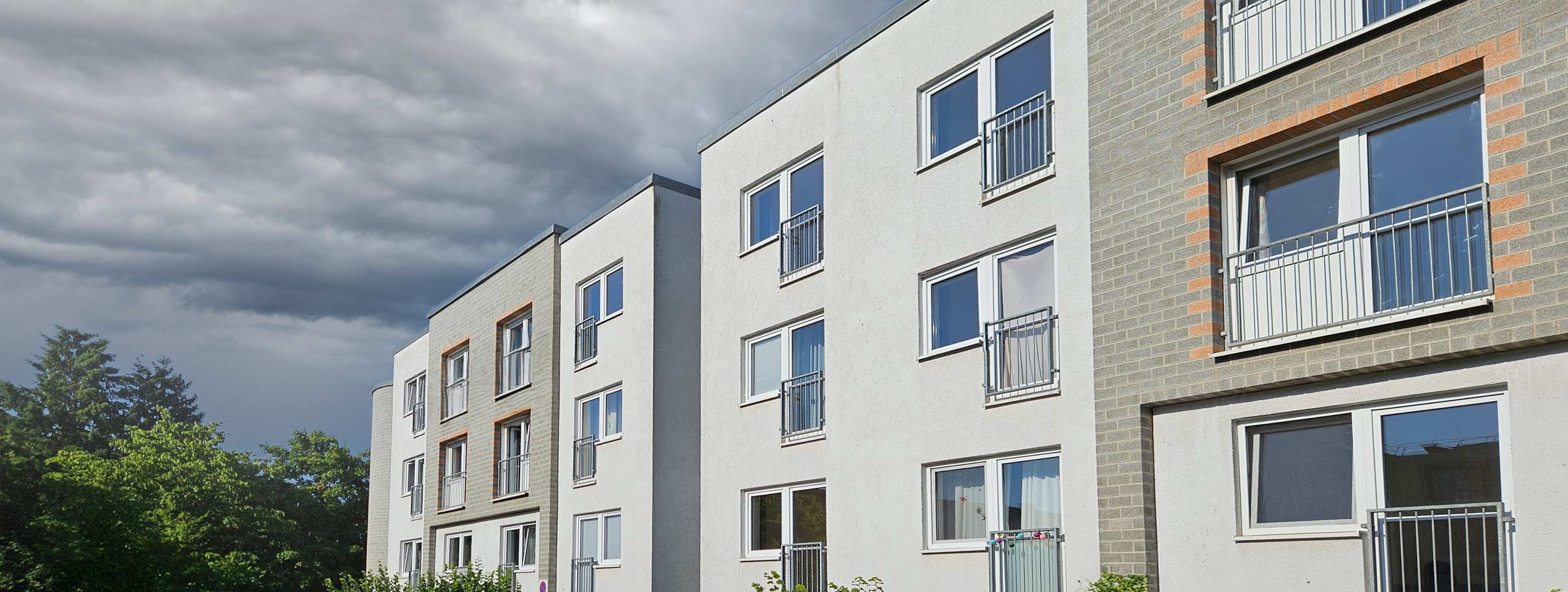 Studentenwohnheim in Landau Aussenansicht